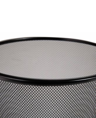 2-Pk. 6-Gallon Round Mesh Trash Can Recycling Bins