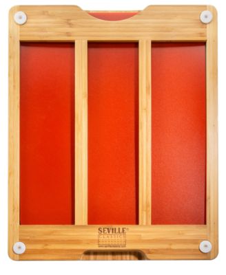 Bamboo Cutting Board & Flexible Food Mats Set