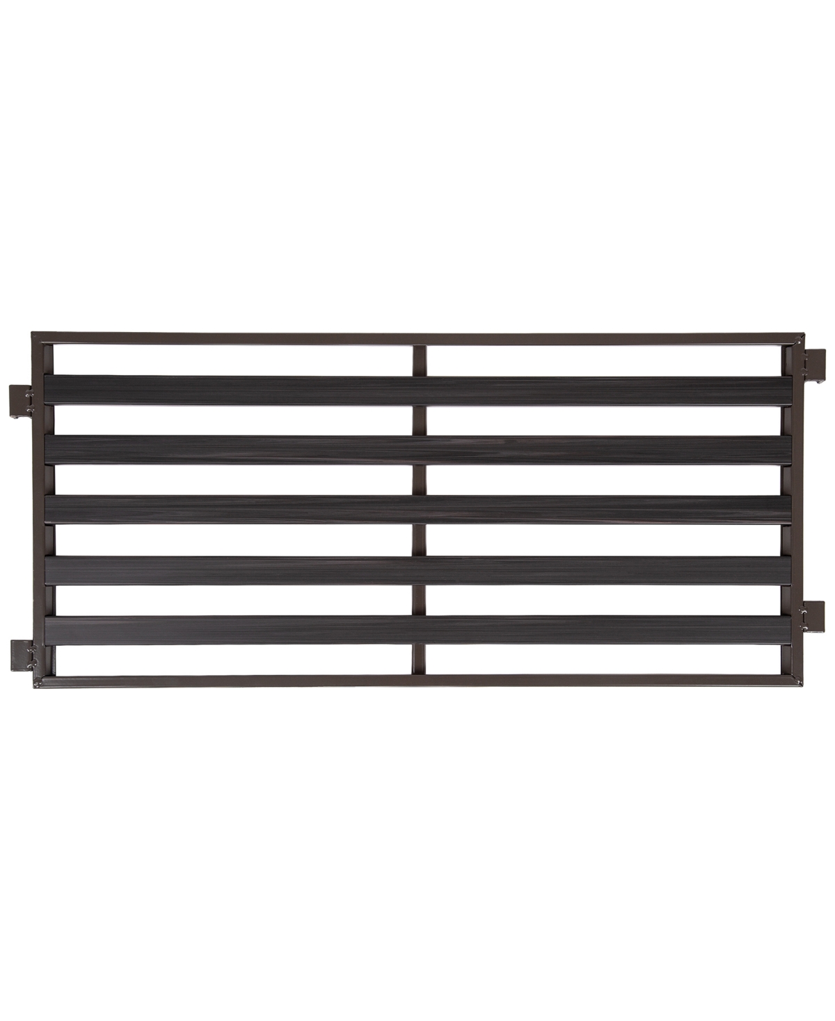 Seville Classics 3-tier Stackable 9-pair Resin Slat Shoe Rack In Espresso