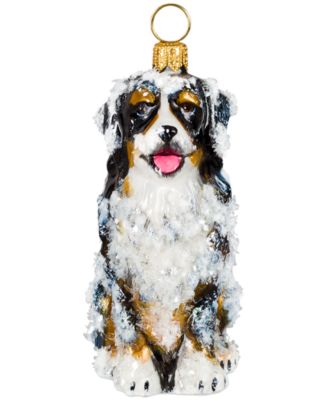 Joy to the World - Bernese Mountain Dog in Snow Ornament