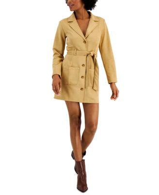 tie waist blazer dress