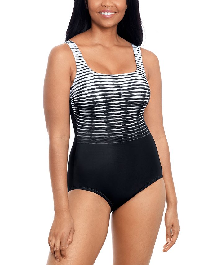 Reebok Swim Mirage Effect One-Piece Swimsuit & Reviews - Swimsuits & - Women -