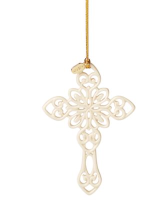 Lenox - 2022 Snow Fantasies Cross Ornament