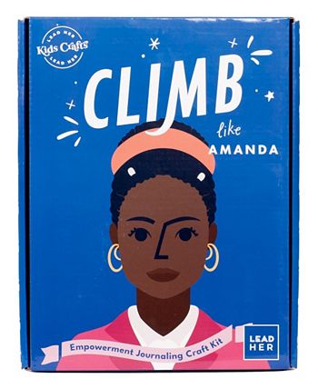 Leadher Climb Like Amanda Empowerment Journal Craft Kit - Kids Crafts :  Target
