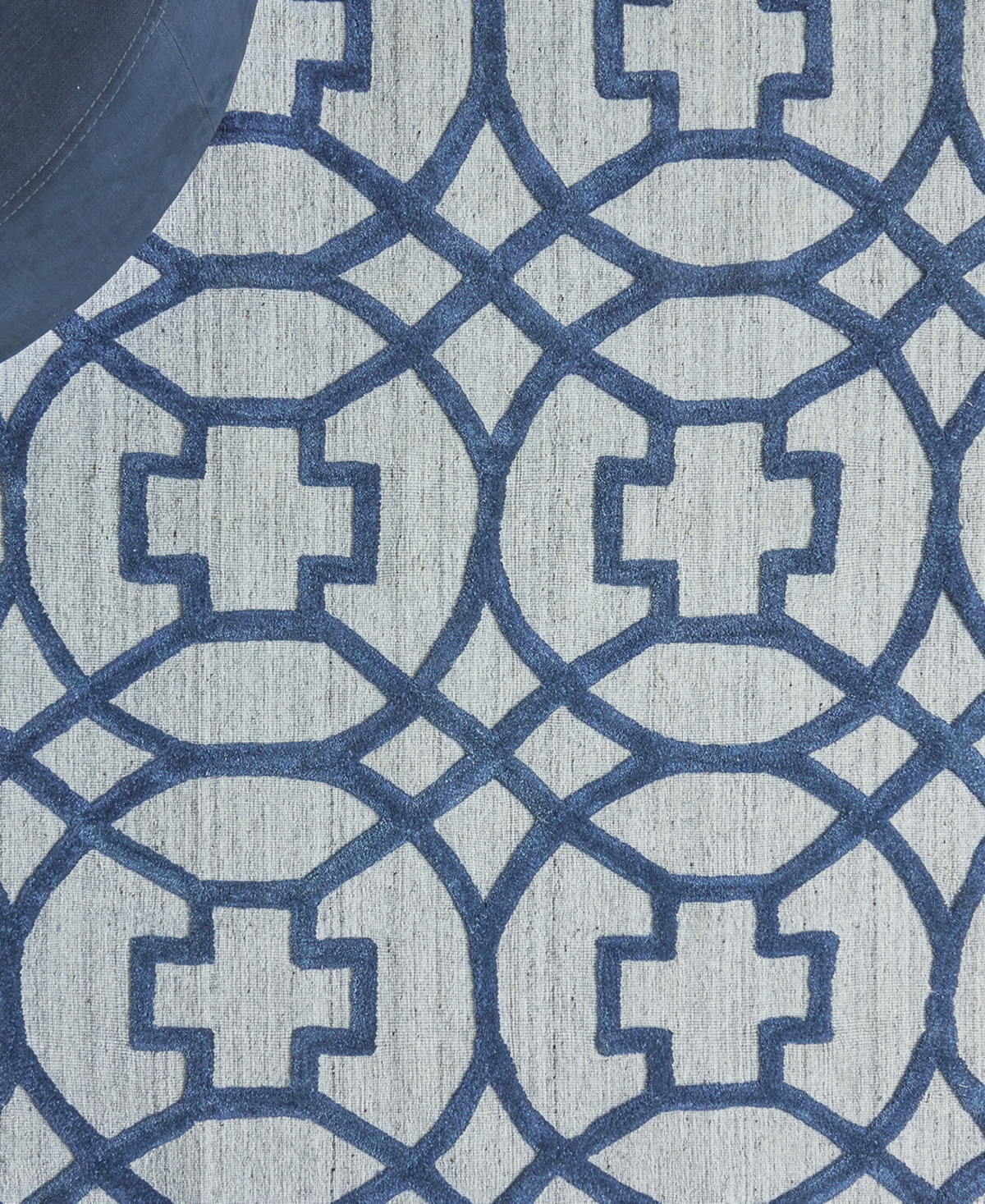 Exquisite Rugs Windsor Er2450 8' X 10' Area Rug In Navy,gray