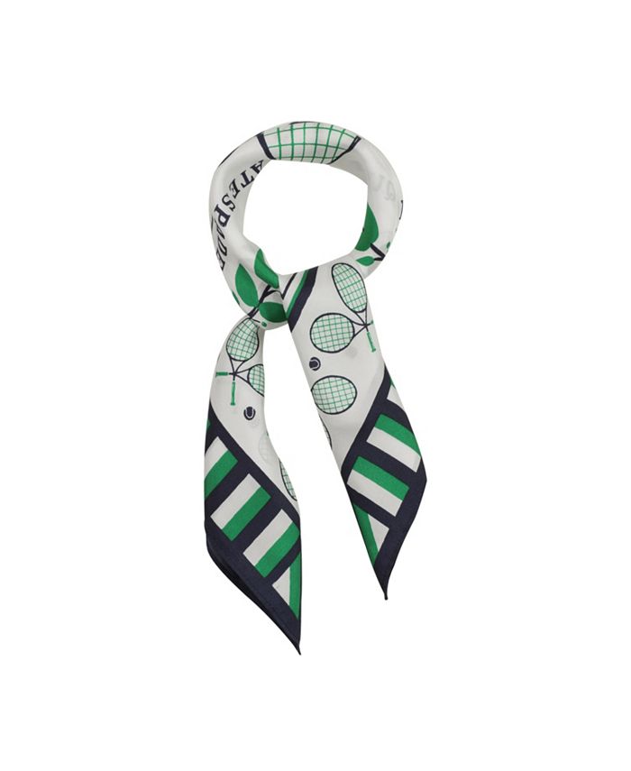kate spade new york Women s Kate Spade Racquet Club Bandana Scarf