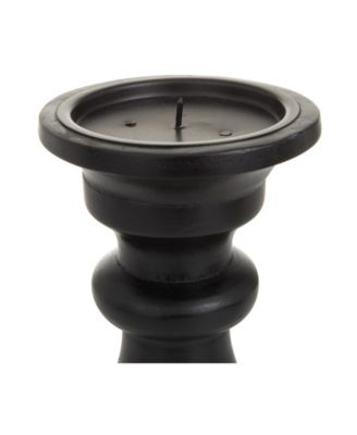 Wood French Country Candle Holder, Set of 3