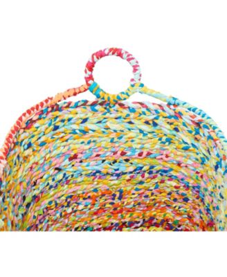 Eclectic Storage Basket, 23" x 18"