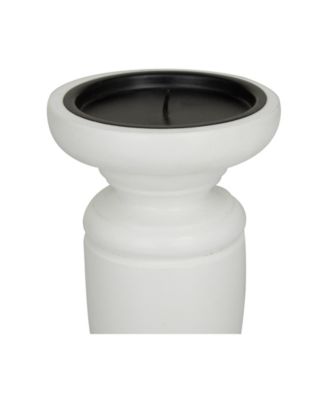 Mango Wood French Country Candle Holder, Set of 3