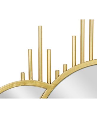 by Cosmopolitan Metal Contemporary Wall Mirror, 39" x 27"