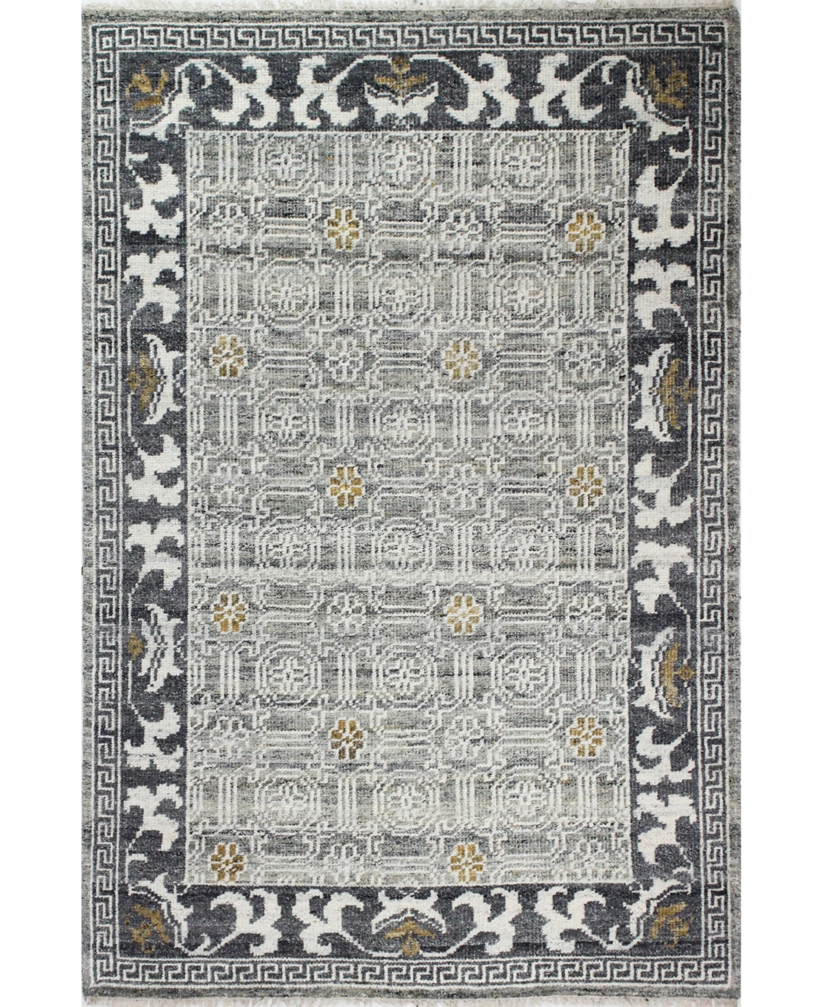 Bb Rugs Carah CAR104 5' x 7'6in Area Rug - Gray