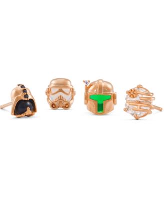 Girls Crew Star Wars Empire Stud Earrings Set - Rose Gold-Plated 51$