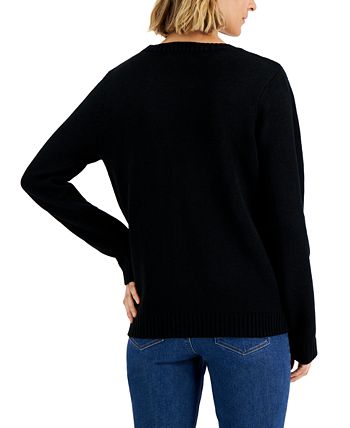 Karen Scott Women's Holiday Sweater, Created for Macy's & Reviews ...