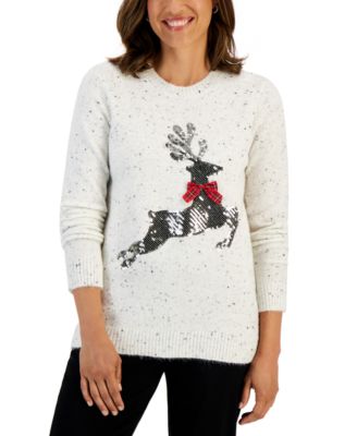 macy's white jumper