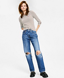 Women's Honey Tee & Straight-Leg Jeans