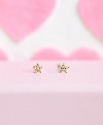 Teeny Tiny Star Stud Earrings