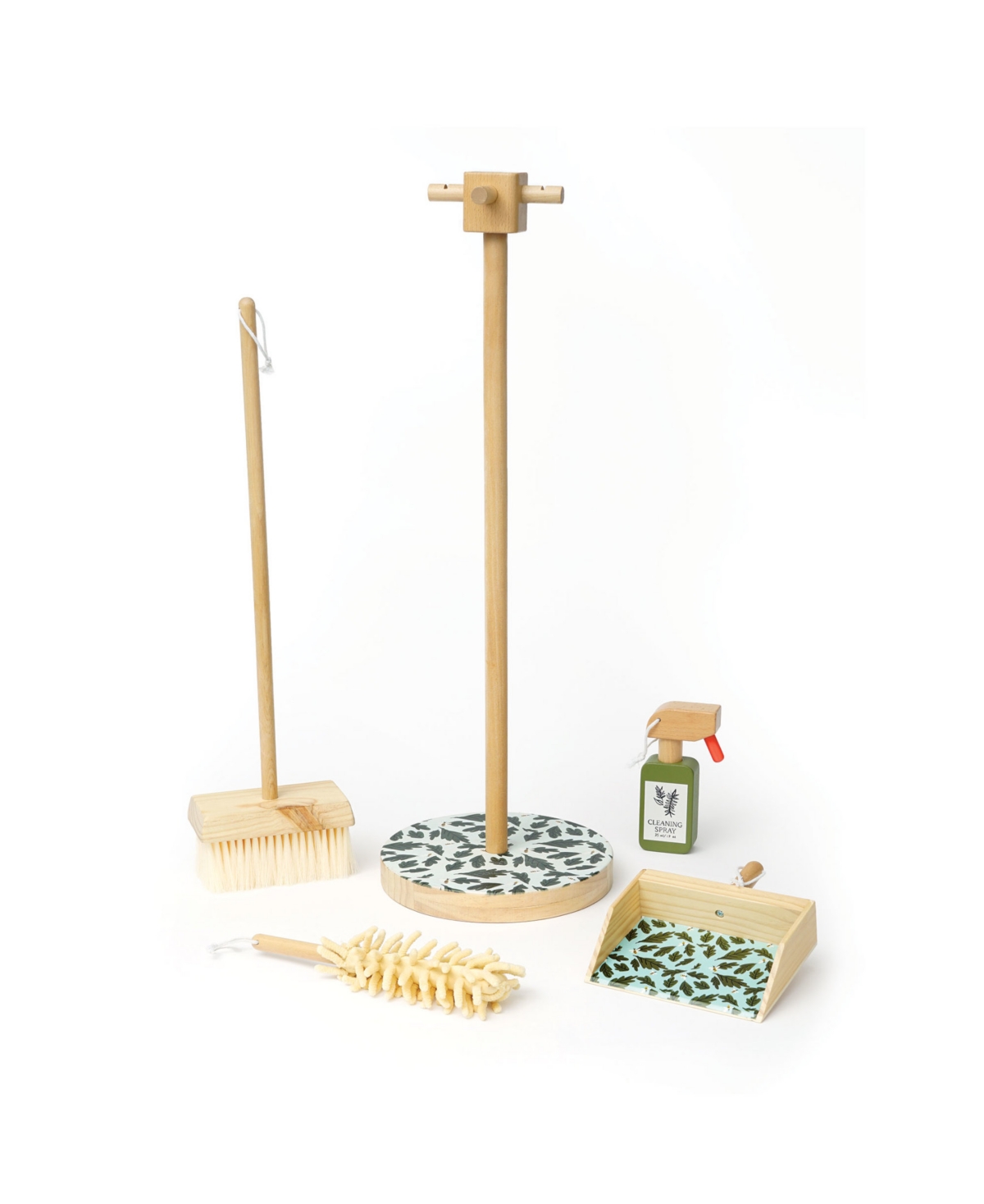 Shop Manhattan Toy Company Decorative Wooden Pretend Housekeeping Cleaning Set, 5 Piece In Multicolor