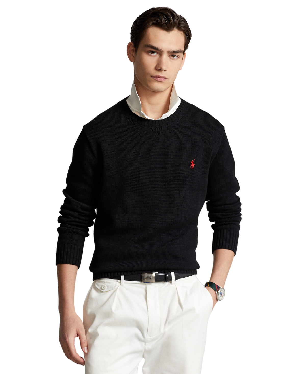 Polo Ralph Lauren Pony T-shirt In Black