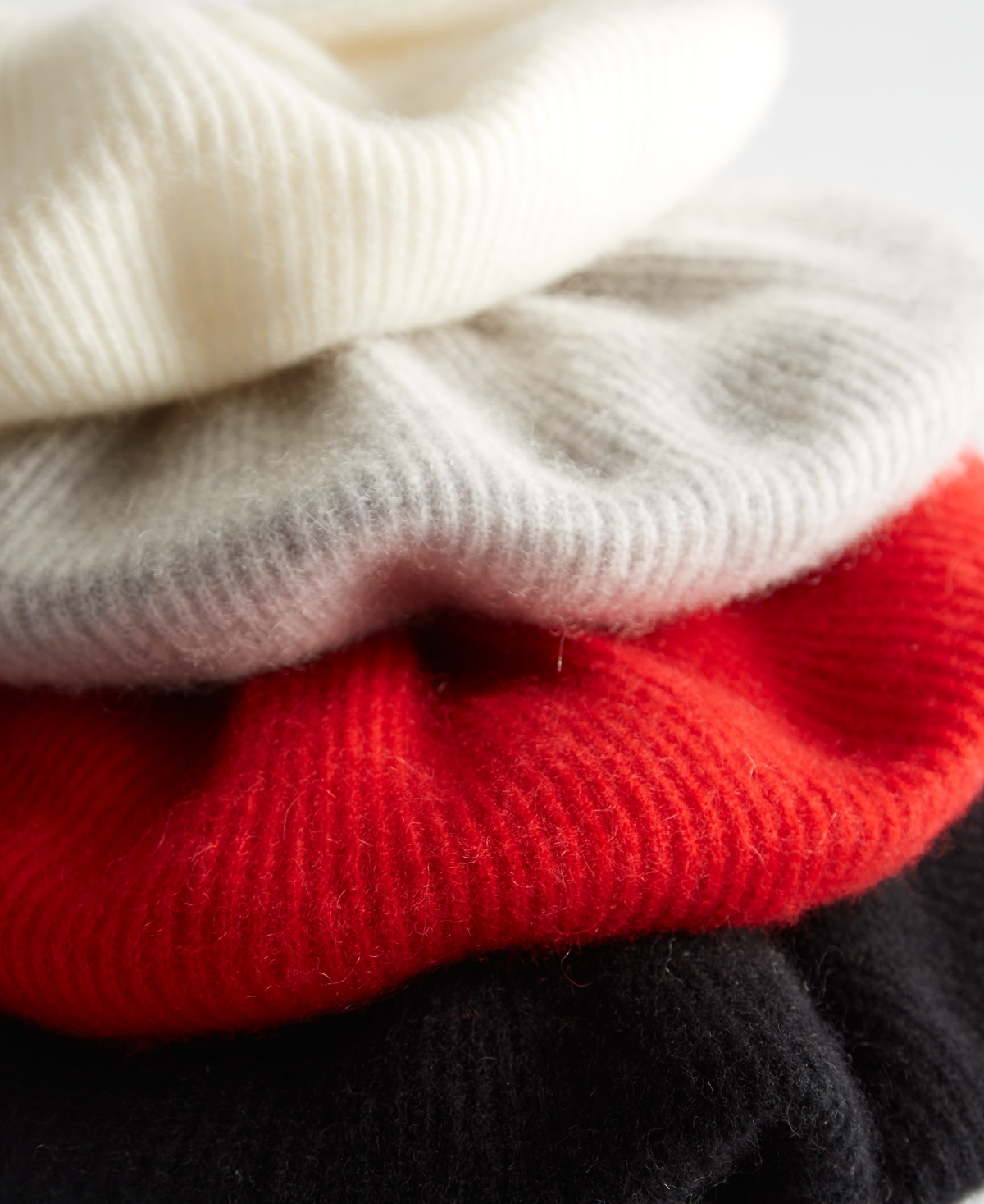 Charter Club Cashmere Knit Beret, Created For Macy's In Classic Black