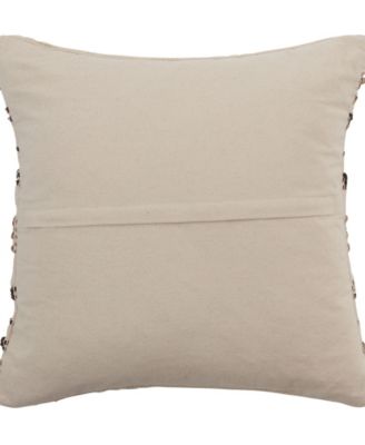 Striped Woven Decorative Pillow, 20" x 20"