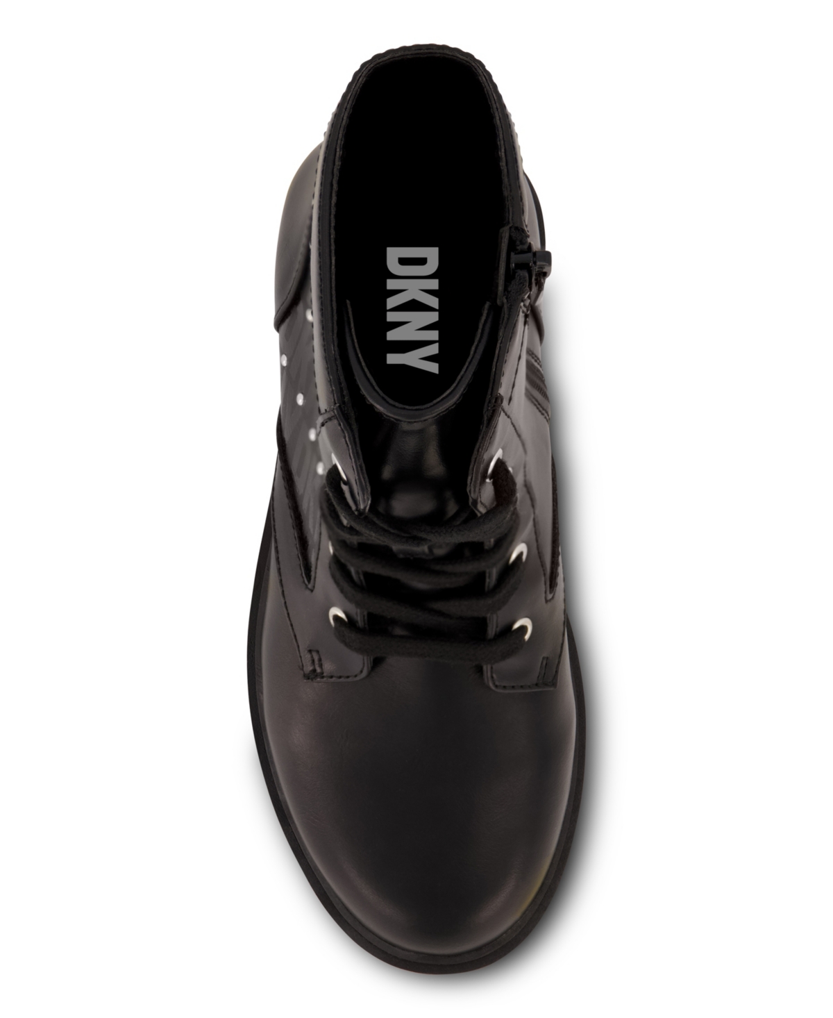 Dkny Little Girls Logo Stud Moto Boots