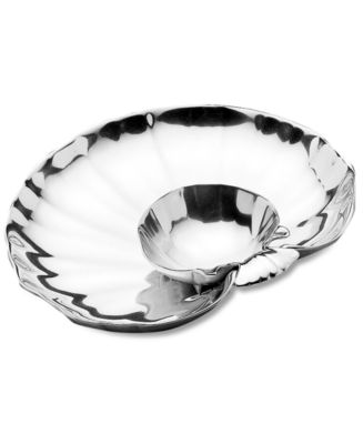 Wilton Armetale Serveware, Shell Small Hors d'oeuvre Server - Macy's