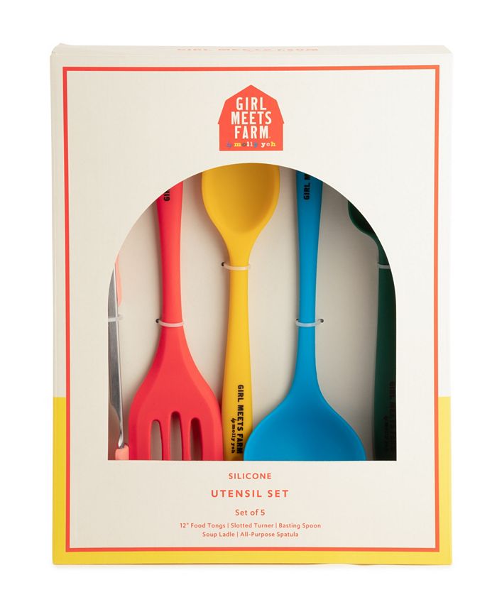 Girl Meets Farm by Molly Yeh 5Pc. Silicone Utensil Set Macy's
