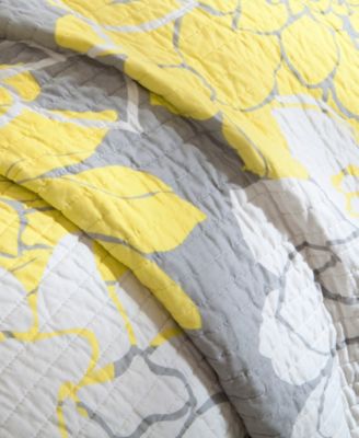 Lola Floral Print Cotton 6-Pc. Quilt Set, King/Cal King