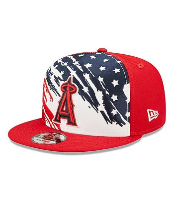 Oakley Los Angeles Anaheim Angels New Era 9FIFTY Snapback Mesh Baseball Hat  Cap (Red) 