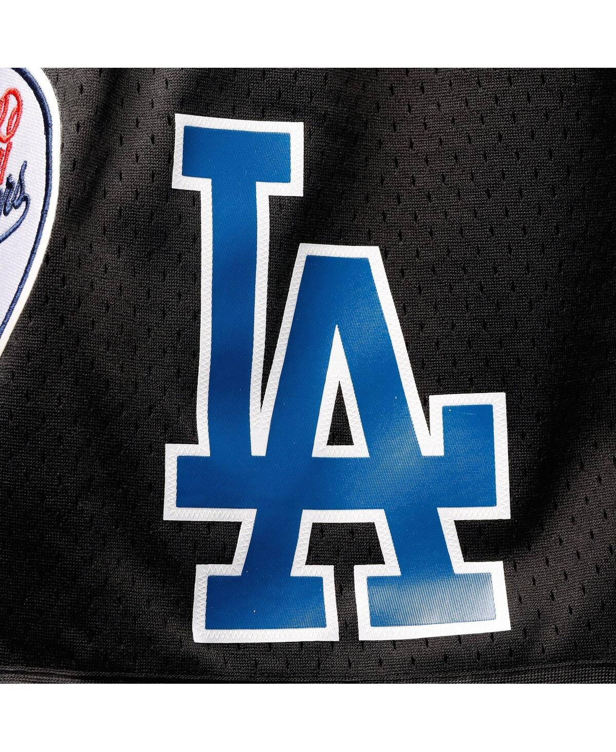 PRO STANDARD MEN'S PRO STANDARD BLACK LOS ANGELES DODGERS 2020 WORLD SERIES MESH SHORTS 