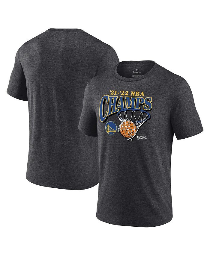 Fanatics Men's Heathered Charcoal Golden State Warriors 2022 NBA Finals