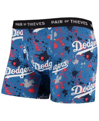 Men's Royal, Black Los Angeles Dodgers Super Fit 2-Pack Boxer Briefs Set