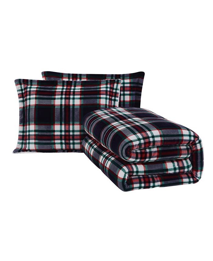 London Fog Benji Plaid 2 Piece Comforter Set, Twin/Twin XL Macy's
