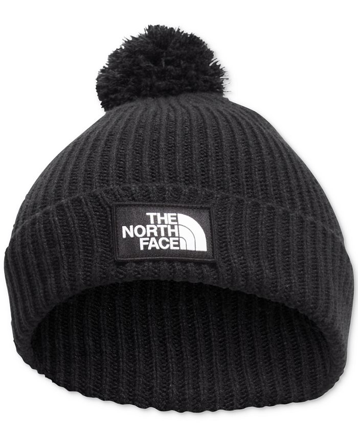 The North Face TNF Logo Box Pom Beanie - Macy's