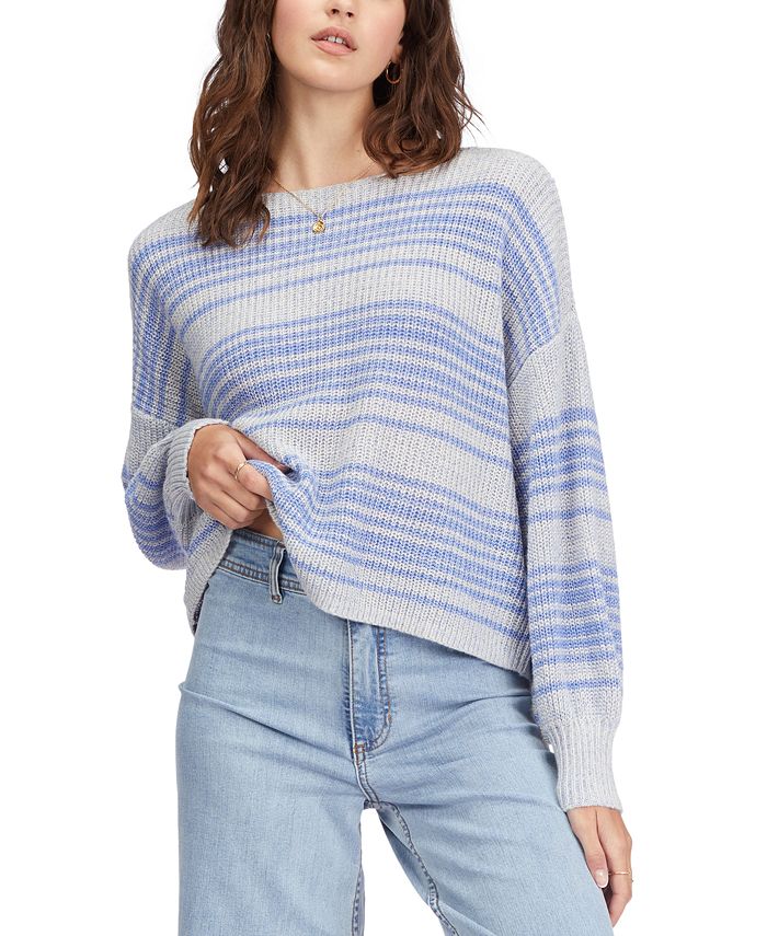 Billabong Juniors' Spaced Out Striped Sweater - Macy's
