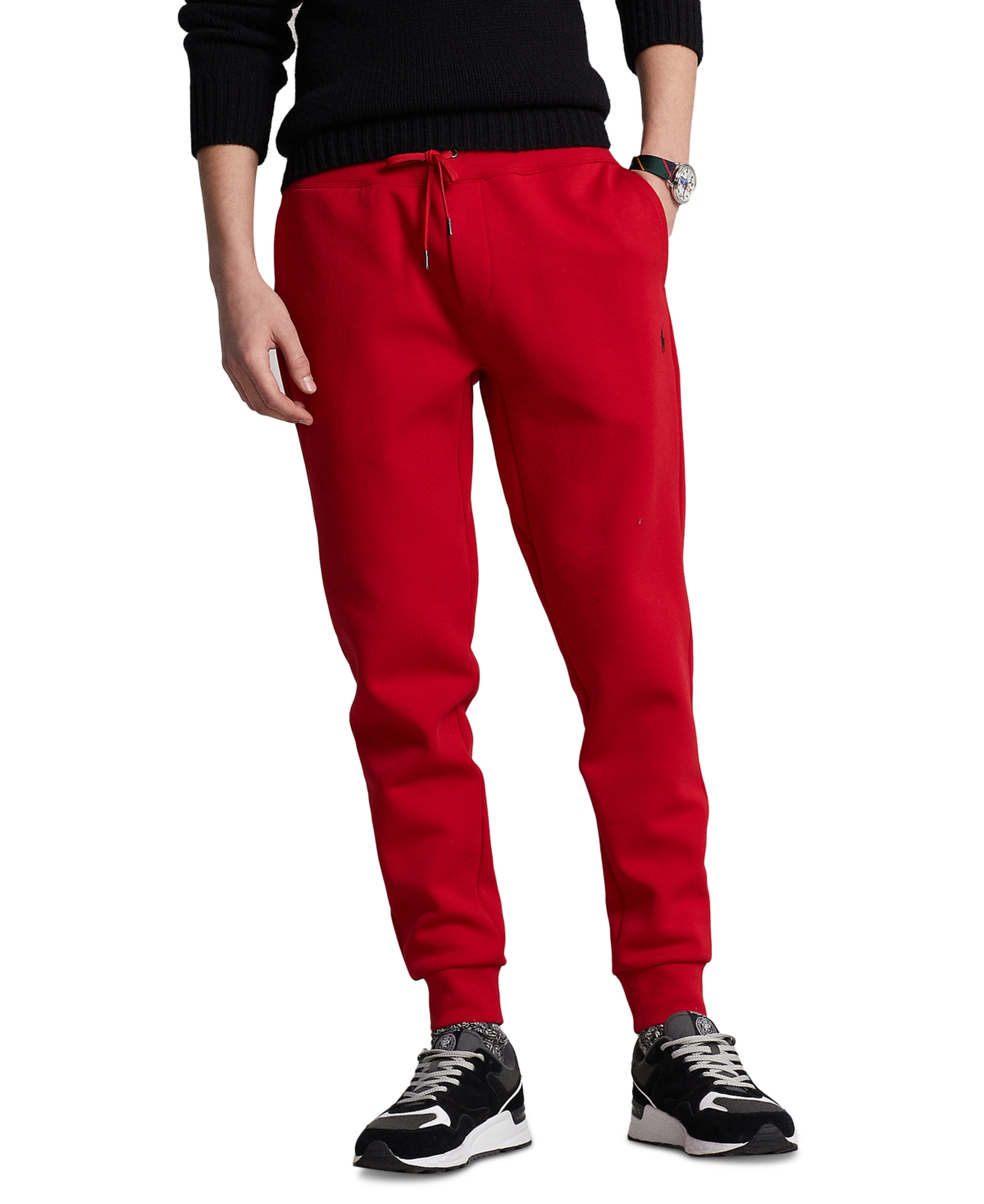 Men's Double-Knit Jogger Pants - Rl 2000 Red