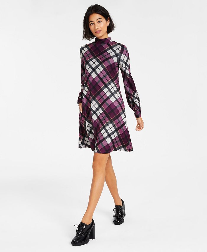 Jessica Howard Women's Plaid Sweater Dress - Macy's