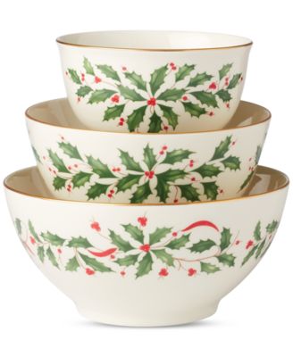Lenox - Holiday Nesting Bowls, Set of 3