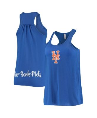 Women's Soft As A Grape Royal New York Mets Front and Back Tank Top ...