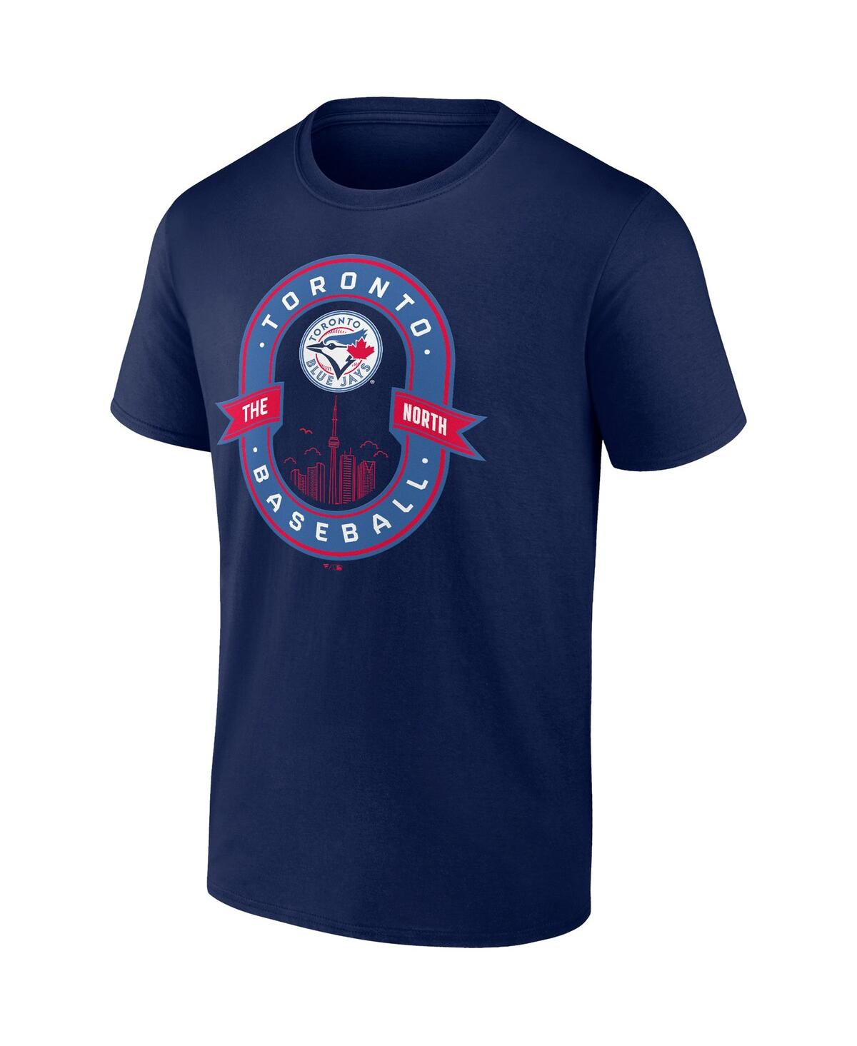 Shop Fanatics Men's  Navy Toronto Blue Jays Iconic Glory Bound T-shirt