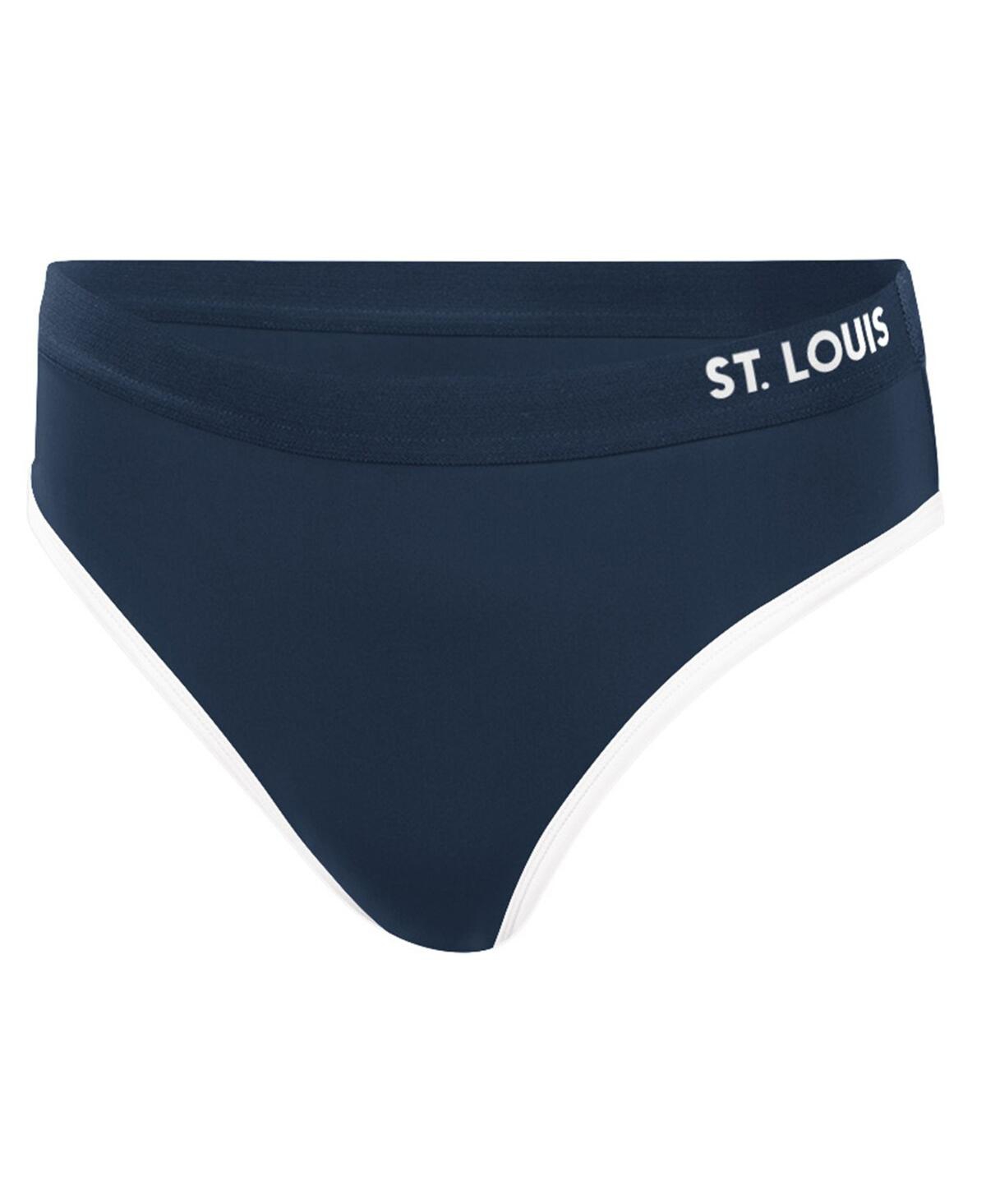 Shop G-iii 4her By Carl Banks Women's  Navy St. Louis Cardinals Southpaw Bikini Bottom