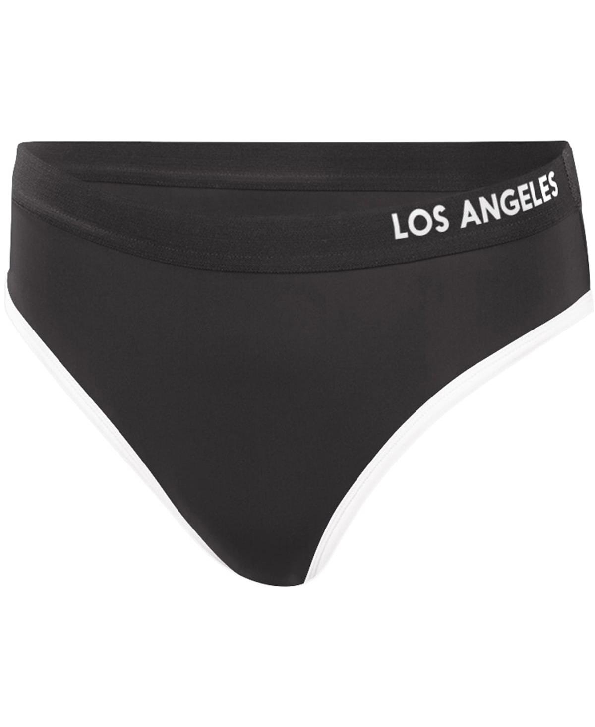 G-iii 4her By Carl Banks Women's  Black Los Angeles Dodgers Southpaw Bikini Bottom In Black