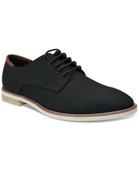 Обувь Calvin Klein Men's Adeso Lace Up Dress Shoe, цвет: Чёрный