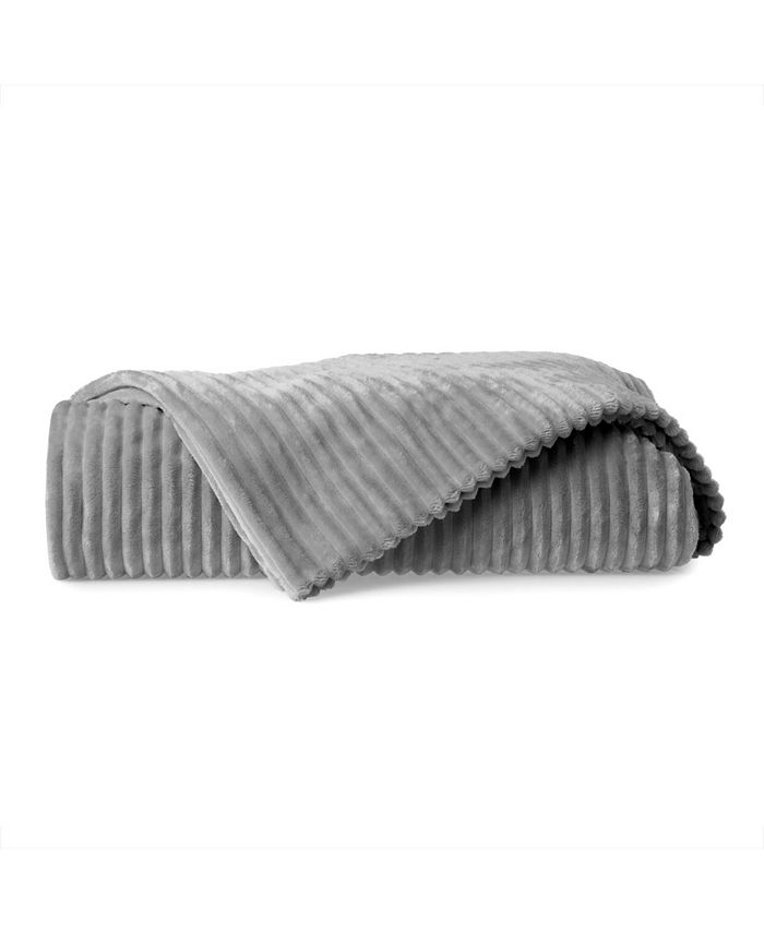 Martha Stewart Welspun Basics Grayson Plush Blanket, King & Reviews