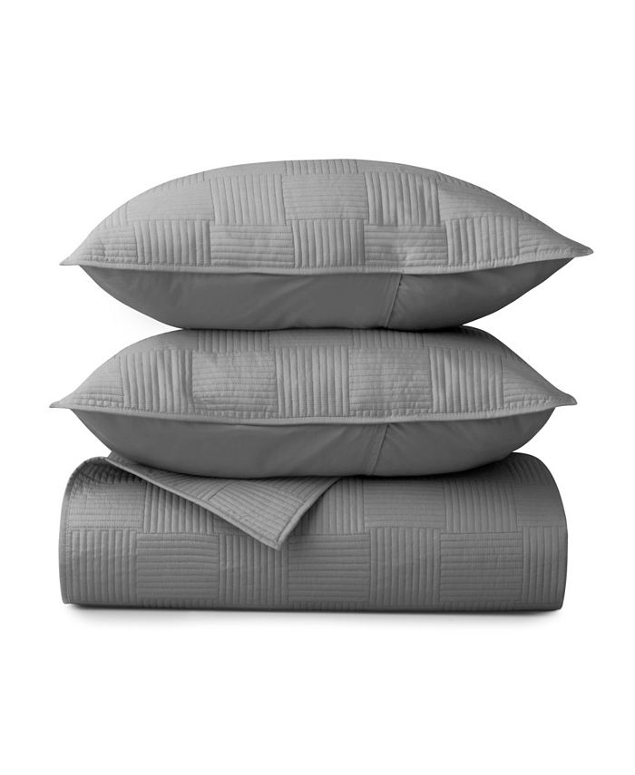 Welspun Basics Preston 3 Piece Quilt Set, California King Macy's