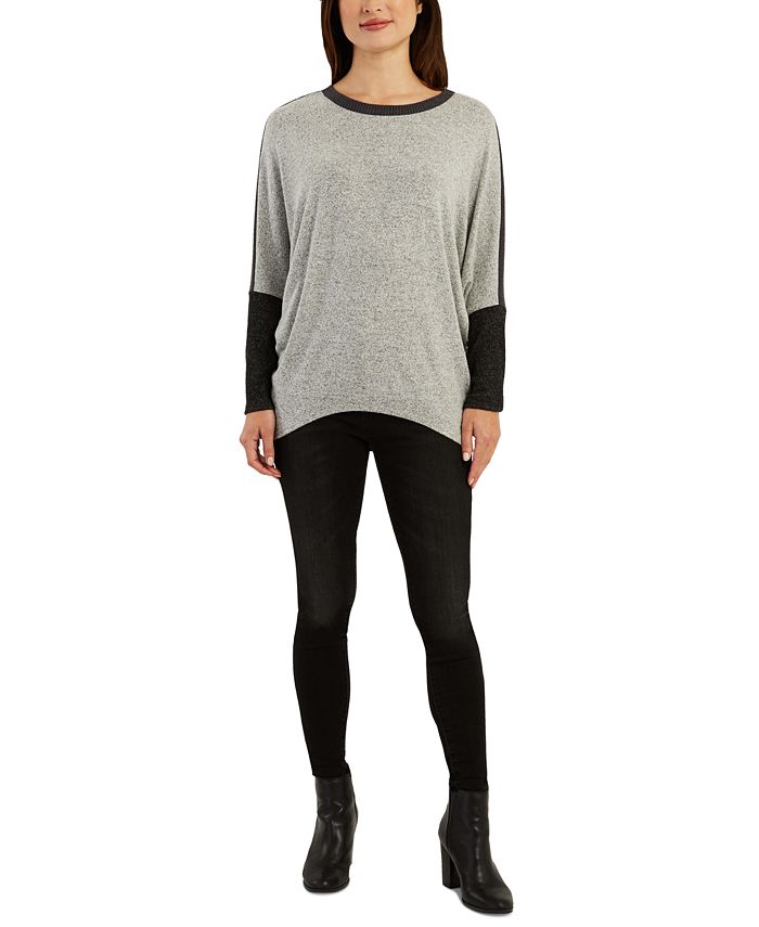 BCX Juniors' Colorblock Sweater - Macy's