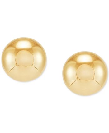Macy s 2 Pc. Set Cultured Freshwater Pearl 9mm Polished Gold