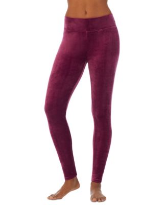 As Is Cuddl Duds Double Plush Velour Leggings 