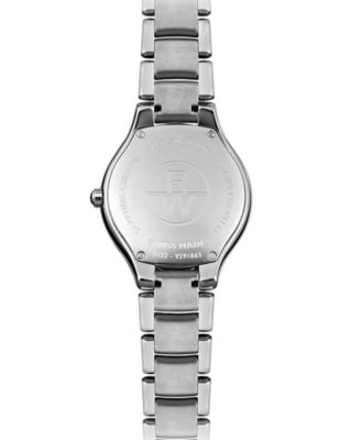 Women's Swiss Noemia Diamond (1/4 ct. t.w.) Stainless Steel Bracelet Watch 32mm