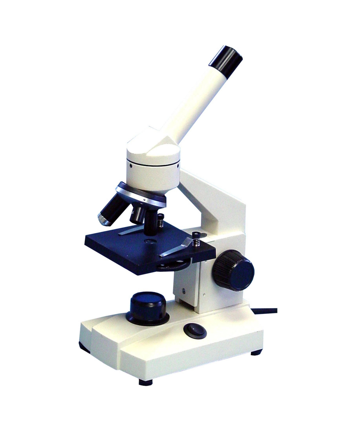 Supertek Basic Compound Microscope, Inclined With Illumination In Black,white